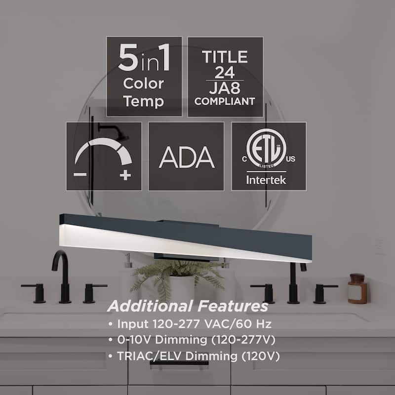 AFX SLNV2403LAJUD Slant 3" Wide LED Bath Bar