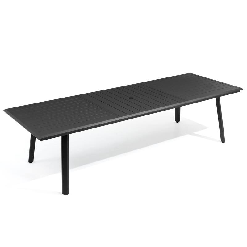 Outdoor Patio All-Weather Aluminum Dining Table for 8-12 Person