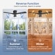 preview thumbnail 5 of 9, 48Inch 3Blade Dc Motor Indoor Flush Mount Ceiling Fan With Remote