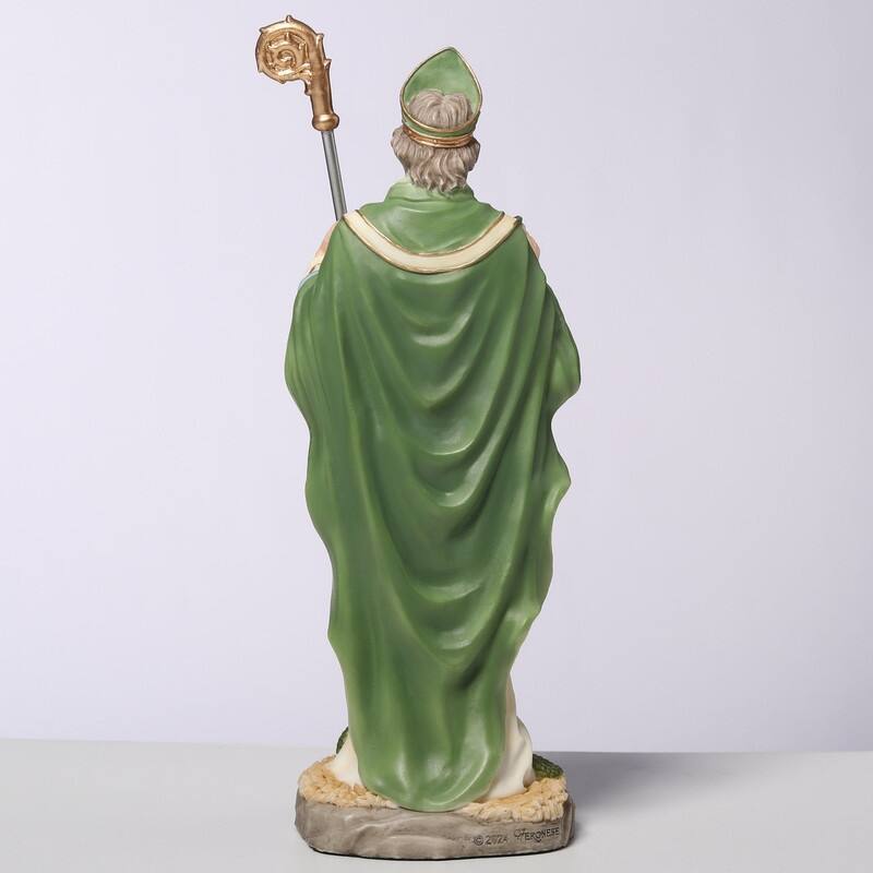 6.3 inches Height Polyresin Saint Patrick Multicolor Finish Figurine