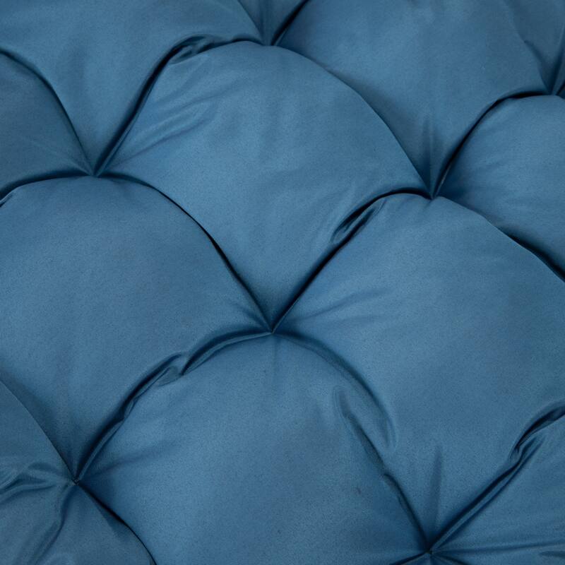 Egg Swing Chair Cushion Durable Weather Resistant Polyester Fits 2 People by LeisureMod