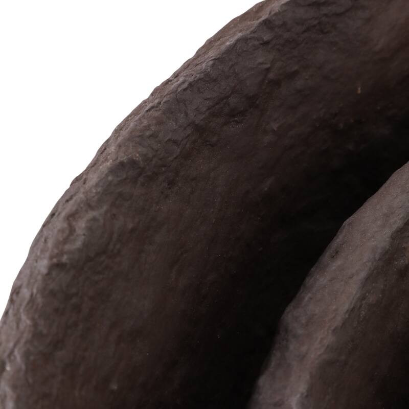 Pottery Paper Mache Bowls Handcrafted Unique Texture (Set of 3)