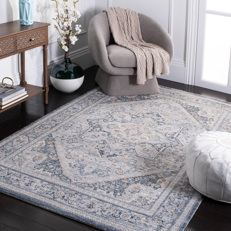 SAFAVIEH Cosmopolitan Taschka Vintage Oriental Rug - 5'3" x 7'6" - Cream/Blue