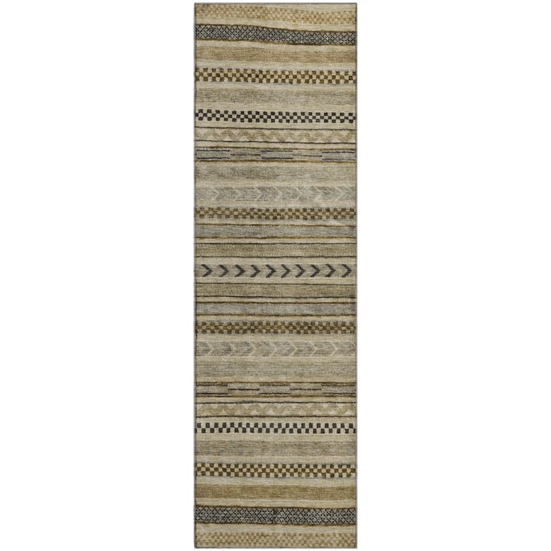 Premium Washable Super Soft Boho Stripes Mayfield Rug