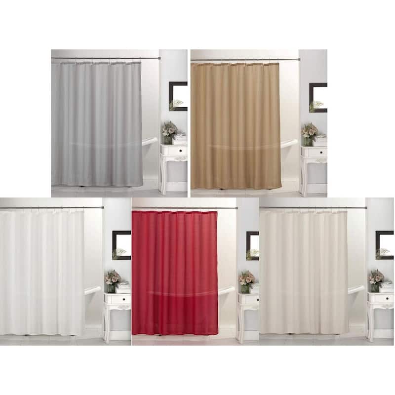 Emerson Canvas Shower Curtain 70 x 70 Stylish Bathroom Decor