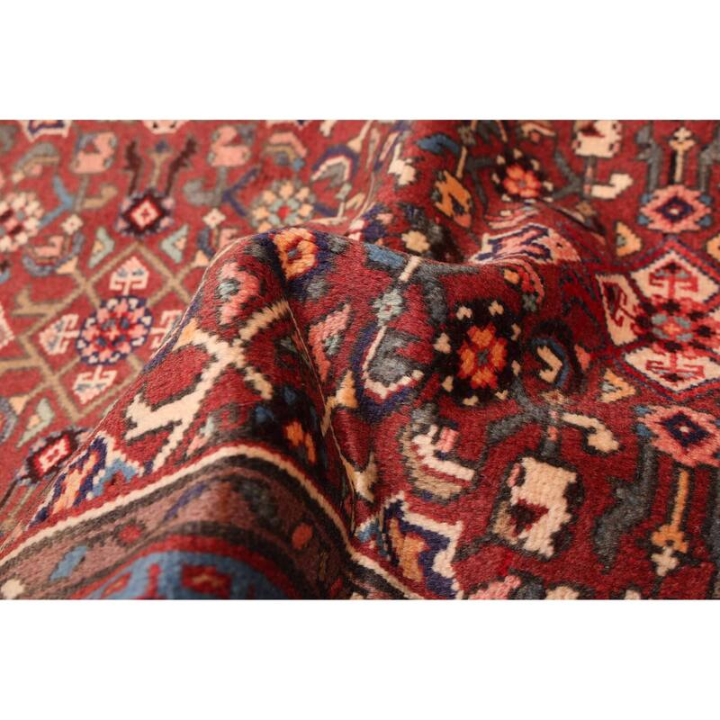 ECARPETGALLERY Hand-knotted Andelz Dark Red Wool Rug - 2'7 x 9'10