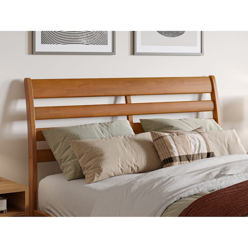 Savannah Solid Wood Low Profile Platform Bed