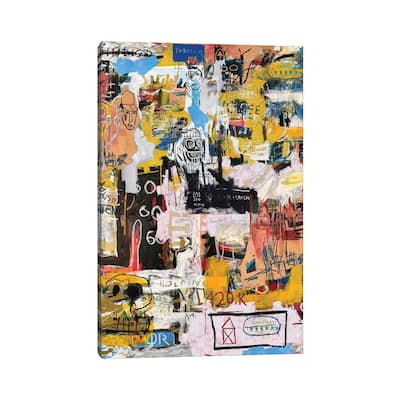 iCanvas 'Basquiat World' by PinkPankPunk Canvas Print