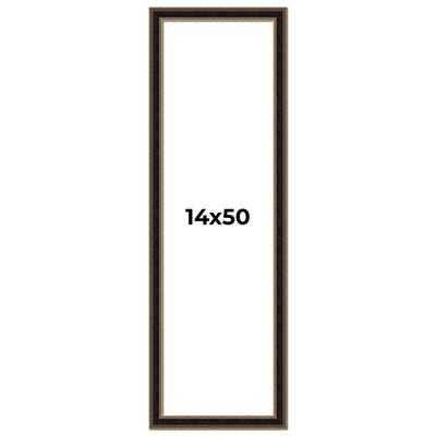 14x50 Frame Gold Antique Vintage Sold Wood Picture Frame | 1.75 Inch