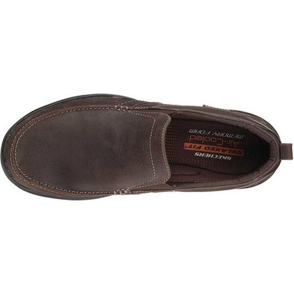 skechers harper forde dark brown
