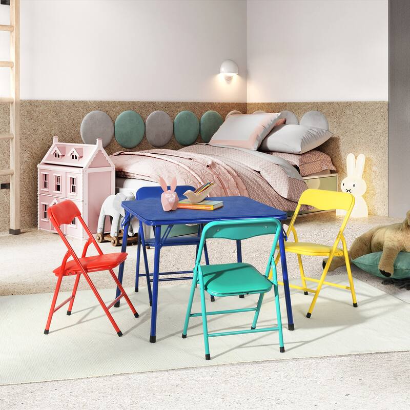 Kids Table with Chairs - Sturdy Toddler Activity Table for Playtime, Arts, Crafts, Reading, Daycare Playroom