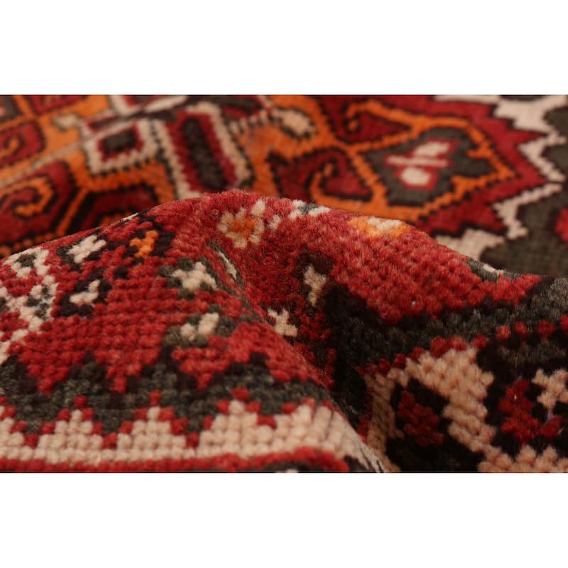 ECARPETGALLERY Hand-knotted Anatolian Vintage Red Wool Rug - 5'1 x 9'10