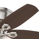 preview thumbnail 5 of 27, Hunter 42" Builder Low Profile Ceiling Fan with 3-Light LED Light Kit and Pull Chain