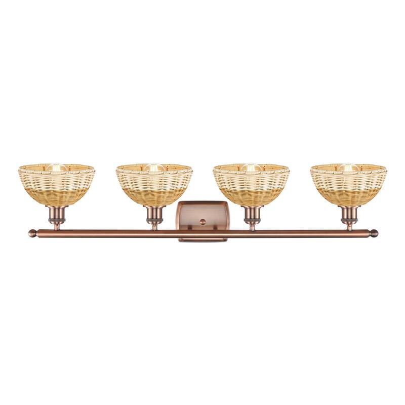 Innovations Lighting Endless Possibilities Ballston - Bristol Natural II - 4 Light 38" Bath Vanity Light