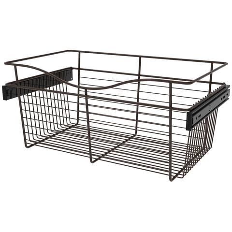 Rev-A-Shelf CB Series 24 x 14 Inch Pull Out Cabinet Organizer Basket