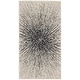 preview thumbnail 46 of 90, SAFAVIEH Evoke Juli Abstract Boho Burst Rug 2'2" x 4' - Black/Ivory