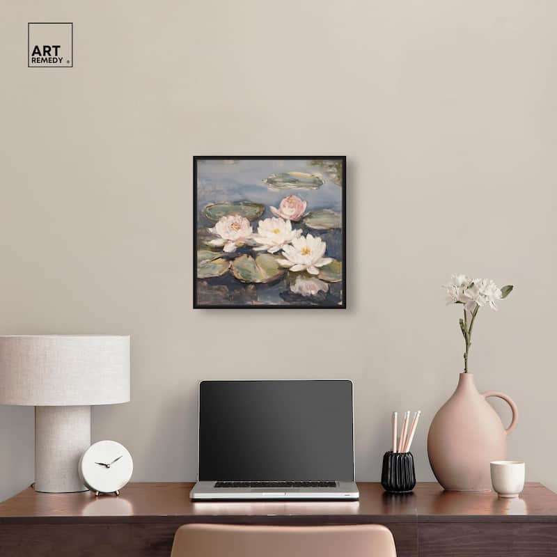 Water Lilies Canvas by Art Remedy