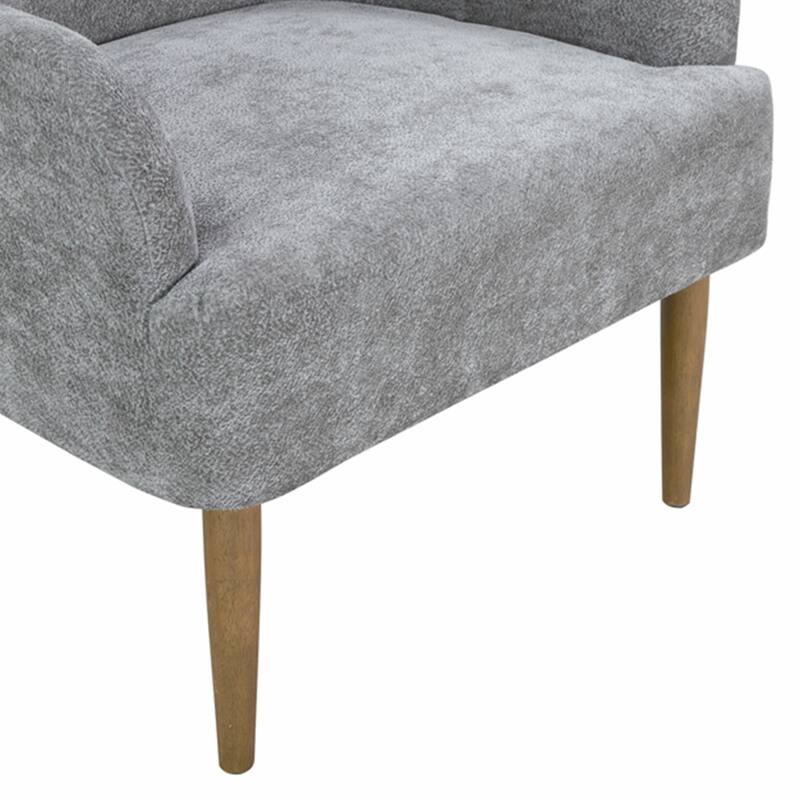 Accent Chair with Wood Legs