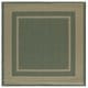 preview thumbnail 19 of 83, SAFAVIEH Courtyard Diann Indoor/ Outdoor Waterproof Patio Backyard Rug 5'3" Square - Green/Beige