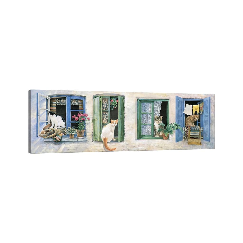 iCanvas "Two Greek Cats" by Ivory Cats Canvas Print