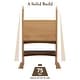preview thumbnail 13 of 61, Kids Wooden Kitchen Step Stool with Safety Rails and Anti-Slip Mat, Kids Countertop Step Stools for Kids