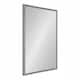 Kate and Laurel Evans Framed Floating Wall Mirror - 24x36 - Silver