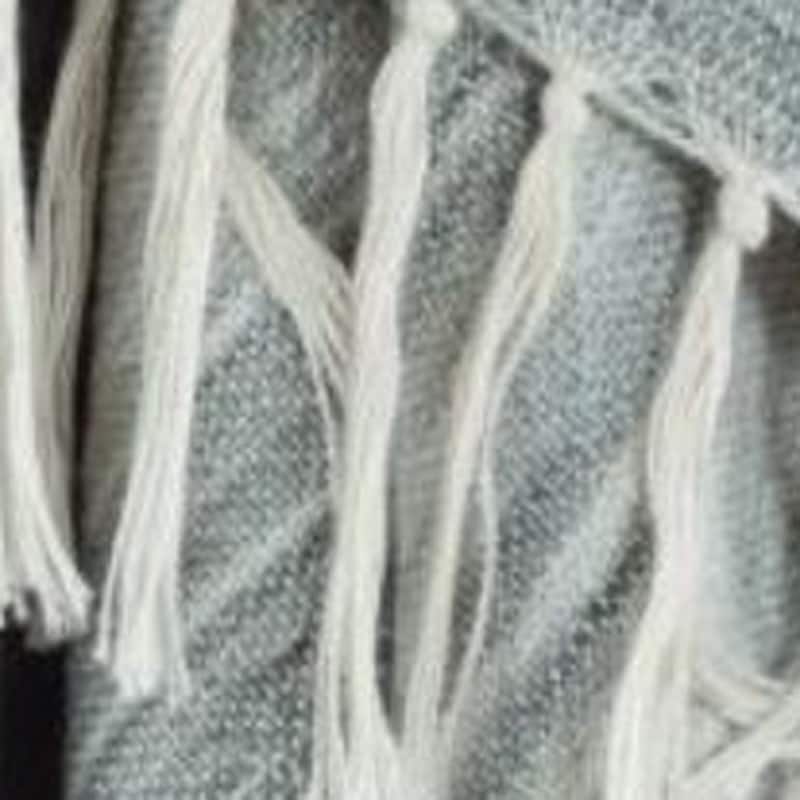 HomeRoots Gray Woven 100% Poly Pet Throw Blanket