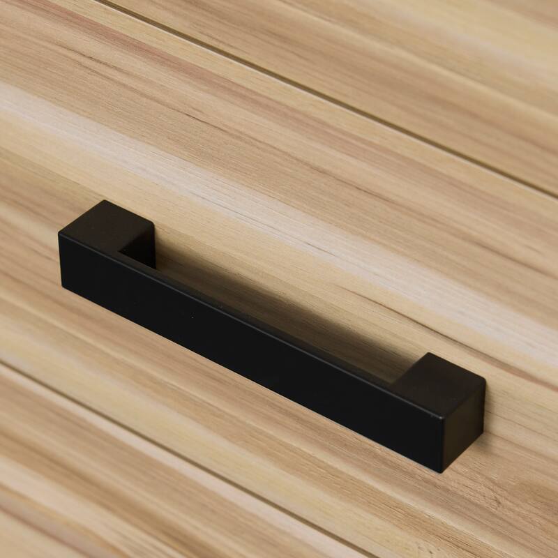 WAMPAT Farmhouse End Table with 2 Storage Drawers - Rustic Brown Accent Table for Bedroom & Living Room