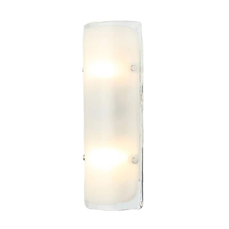 Fairchild 2-Light Flush Wall Sconce w/ Black/Nickel/Brass Hardware - Black/Polished Nickel/Satin Brass