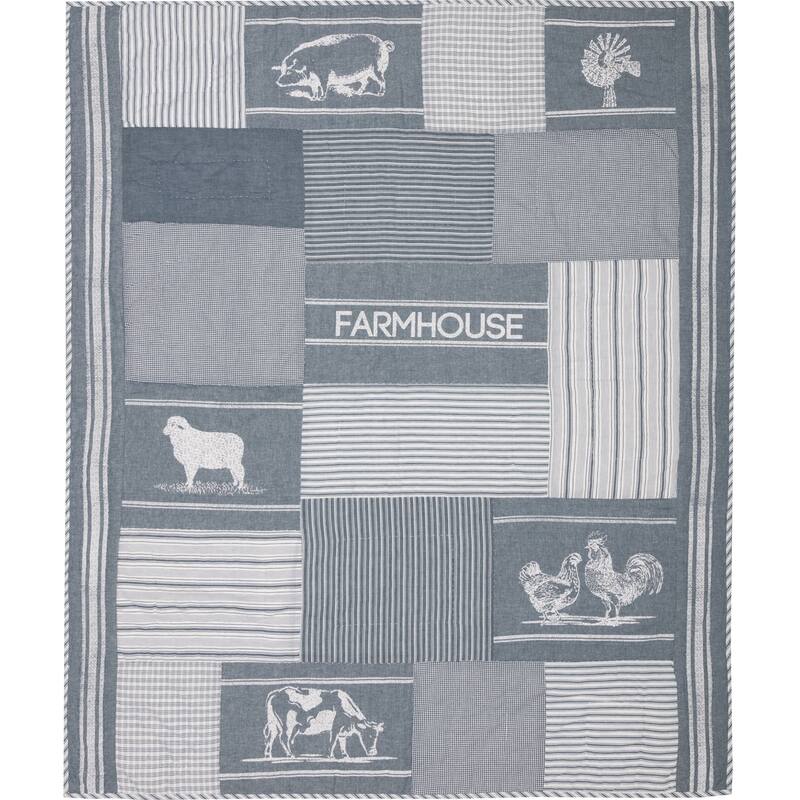 Sawyer Mill Farm Animal Throw