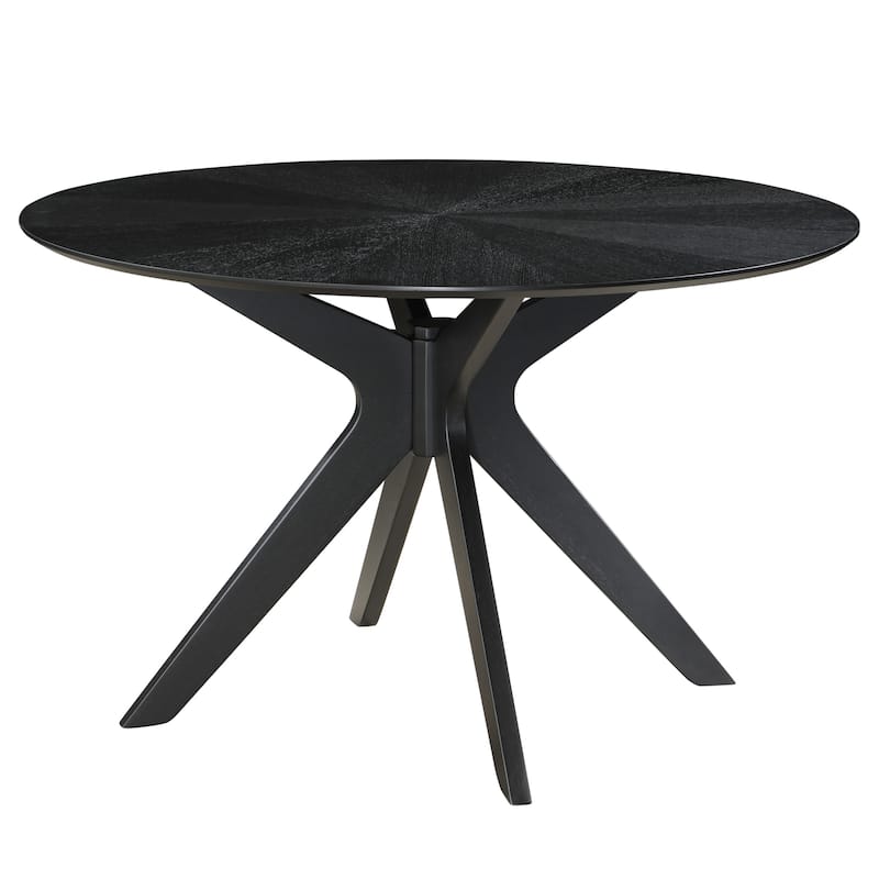Brockton Round Dining Table - Charcoal