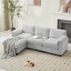 Option Light Grey/L-Shaped Sofa
