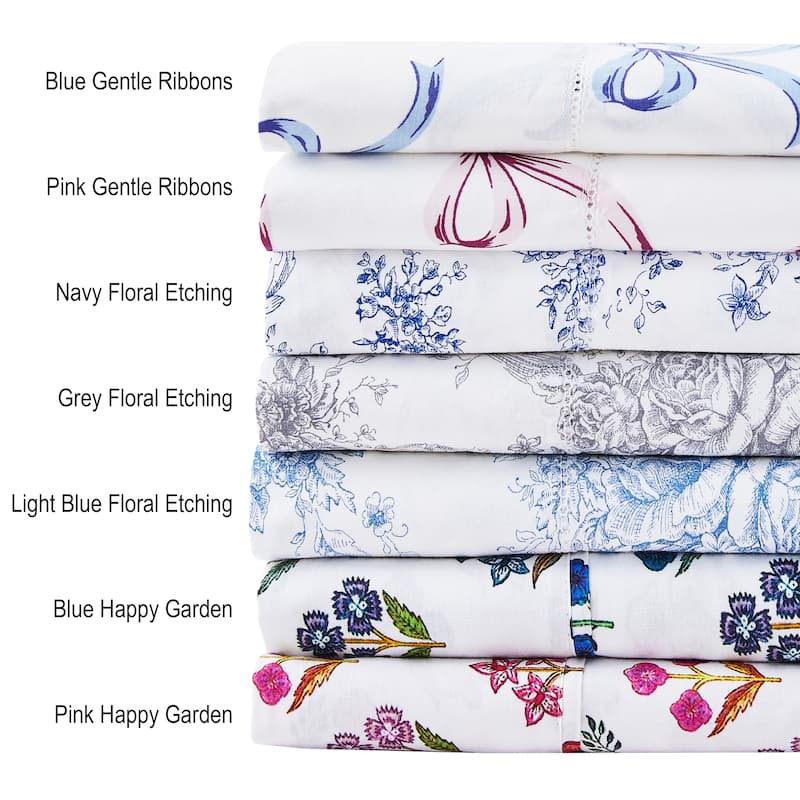 Garden House Cotton Bed Collection (Sheet Set And Duvet Set)