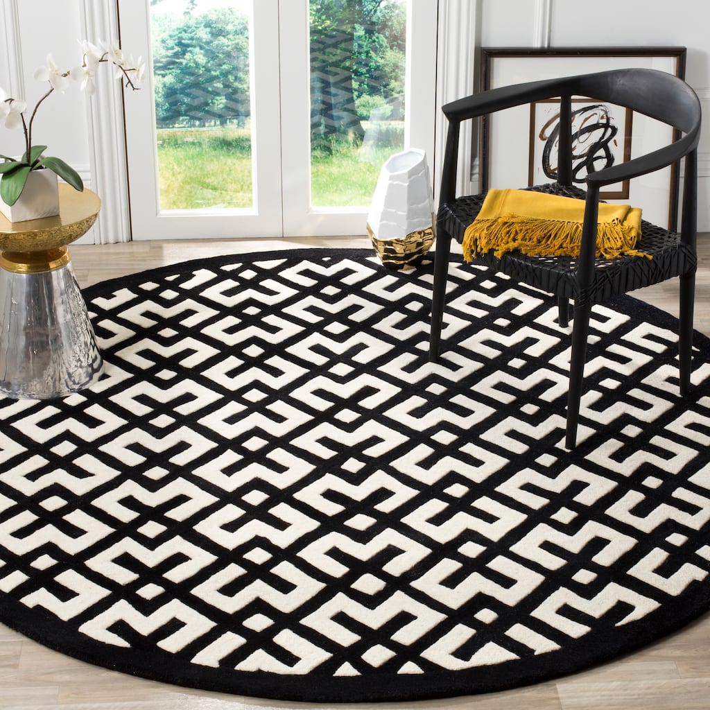 SAFAVIEH, Handmade Chatham Samar Moroccan Modern Wool Rug