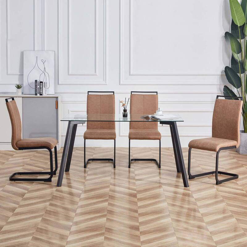 High Back Dining Chairs,Upholstered Side Chair(Set of 4)