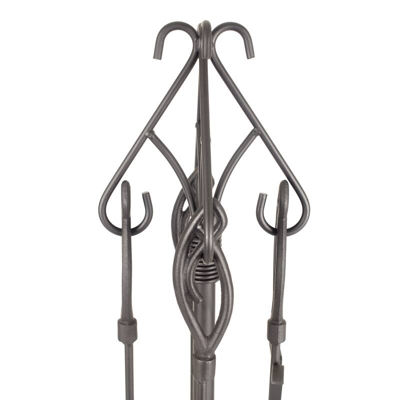 Pleasant Hearth Gothic Steel Fireplace Toolset