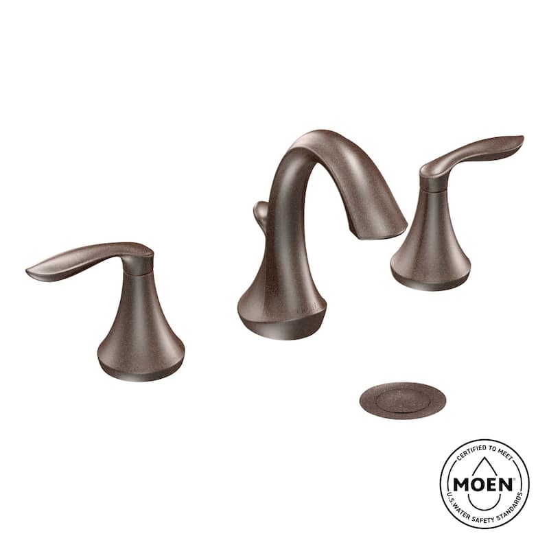 Moen TV6420 Eva 1.2 GPM Widespread Bathroom Faucet with Rough-in Valve