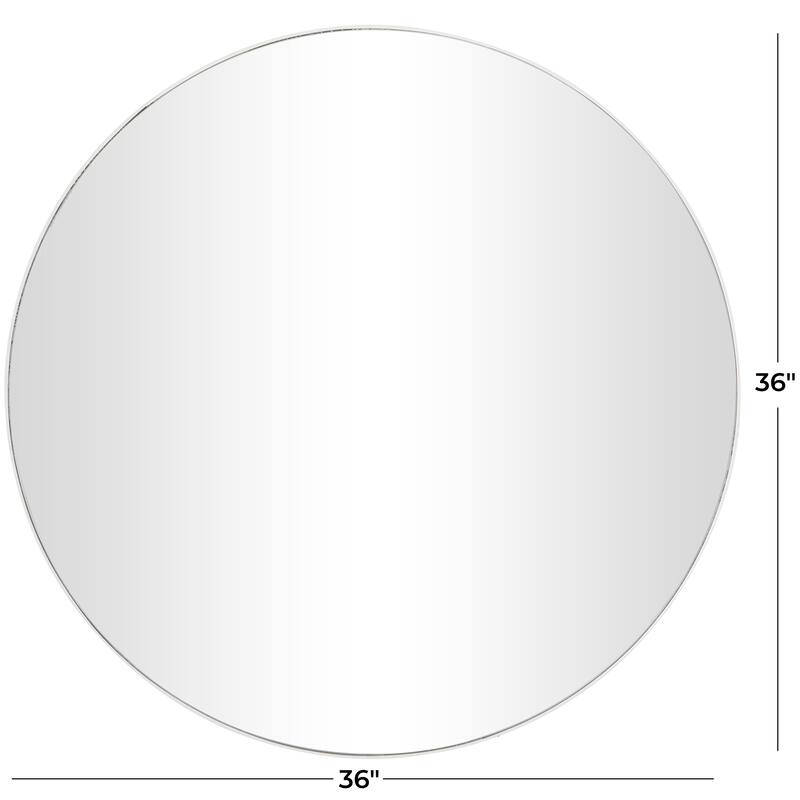 Multiple Frame Finishes / Sizes Modern Contemporary Round Wall Mirrors