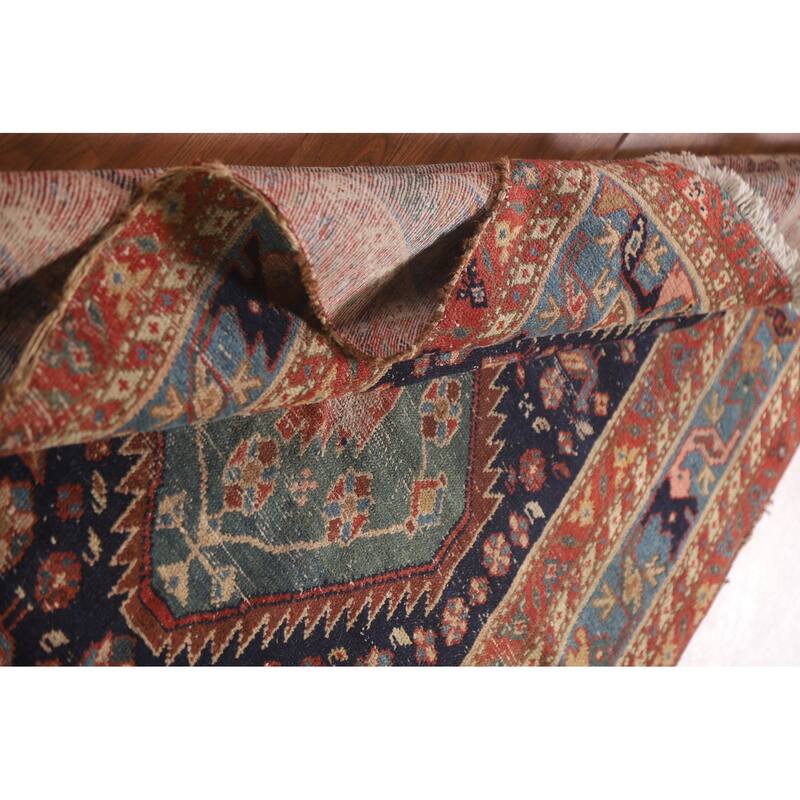 Vegetable Dye Malayer Persian Antique Rug HandKnotted Wool Carpet 4