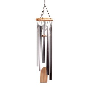 Resonant Wood Wind Chimes - Multi - 5.5" x 5.5" x 24".