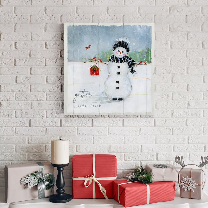 Winter Days-Premium Gallery Wrapped Canvas - Ready to Hang