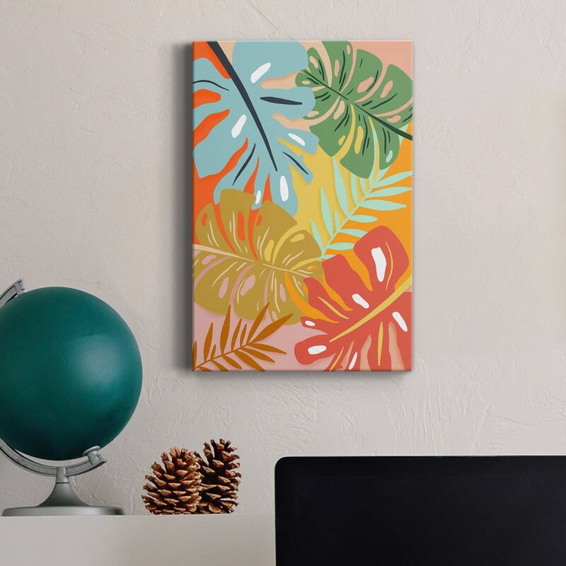Tropical Foliage I Premium Gallery Wrapped Canvas - Ready to Hang