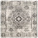 preview thumbnail 17 of 27, SAFAVIEH Evoke Deb Vintage Boho Medallion Distressed Rug 6'7" Square - Ivory/Black - Square