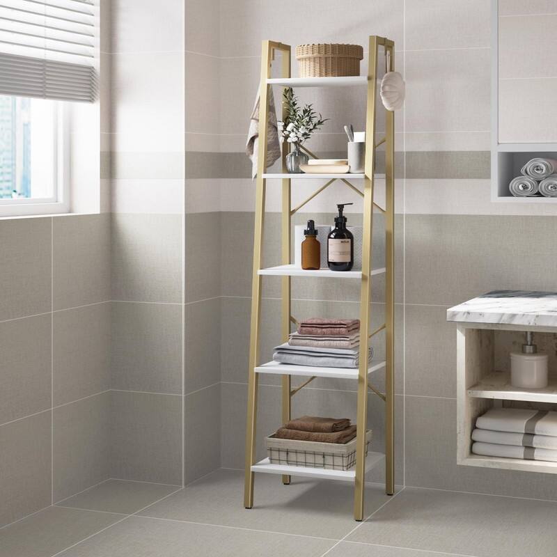 Ladder Shelf - 13.4"D x 11.8"W x 63"H