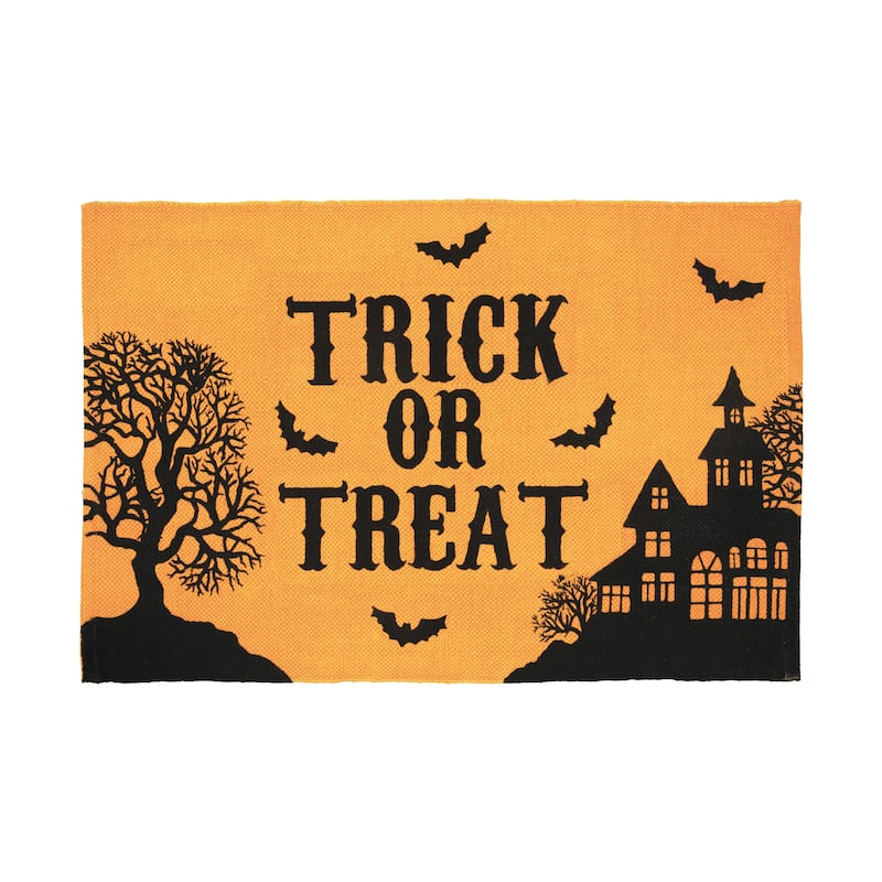 Trick Or Treat Dhurrie Mat