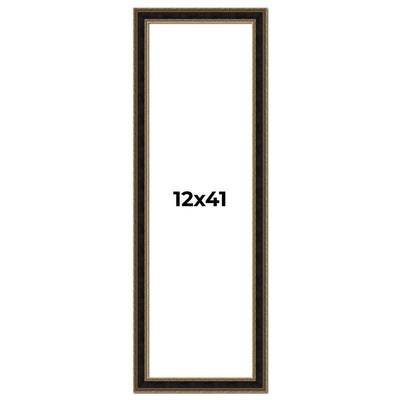 12x41 Frame Gold Antique Vintage Sold Wood Picture Frame | 1.75 Inch