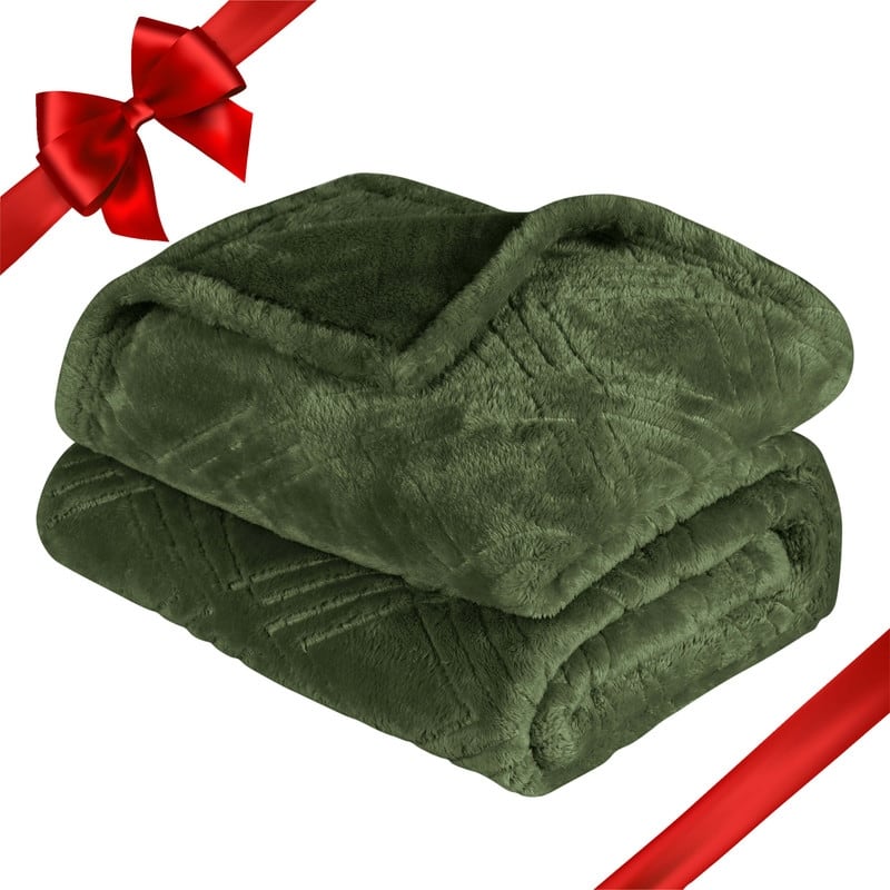 Superior Atka Diamond Soft Fluffy Fleece Blanket