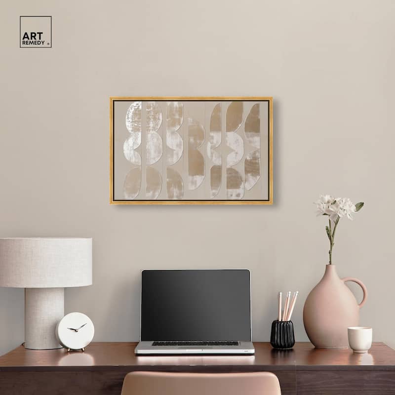 Columnar Shapes II Canvas by Art Remedy