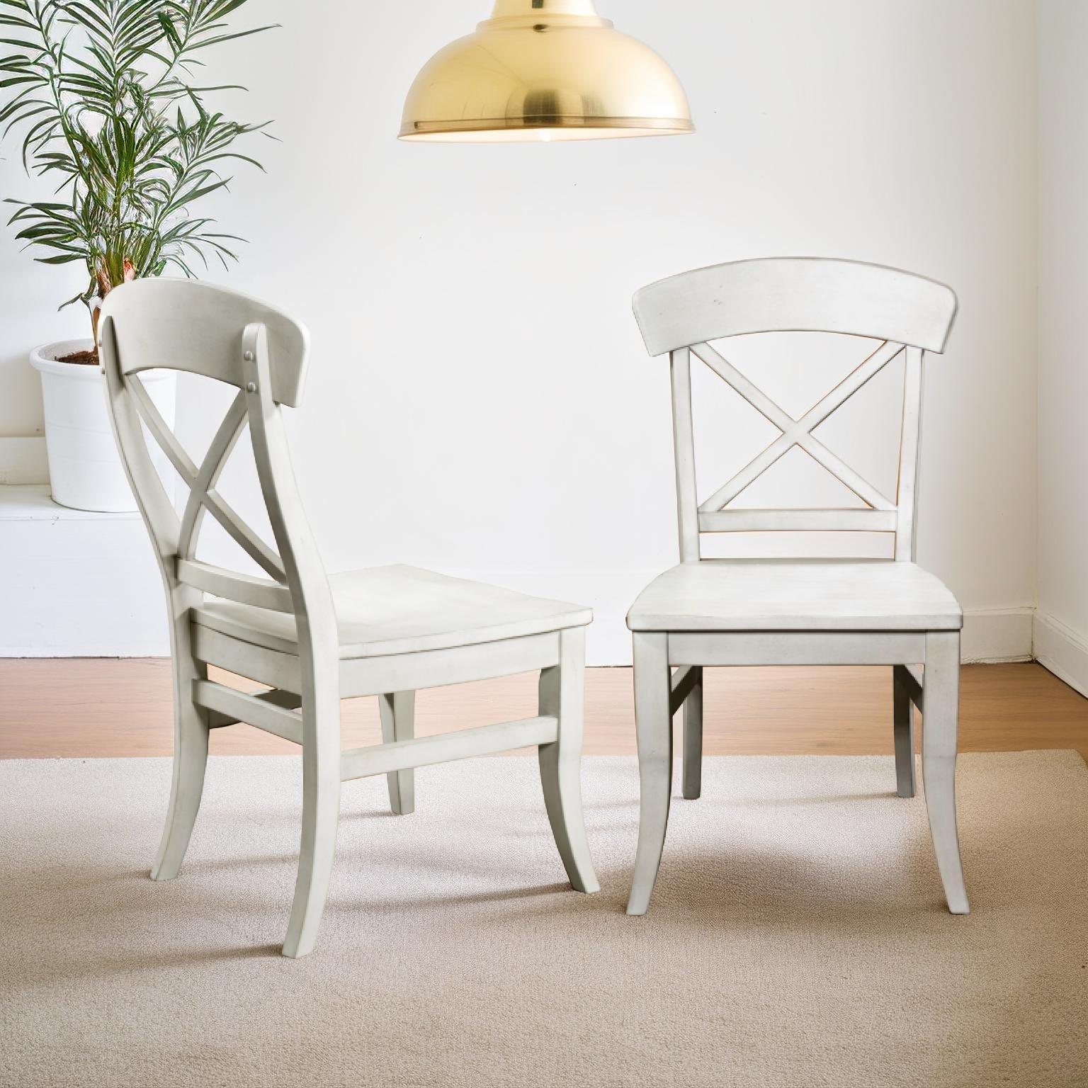 X back white dining chair online