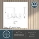 preview thumbnail 11 of 9, Vaxcel Lighting H0285 Beverly 4 Light 36" Wide Linear Chandelier